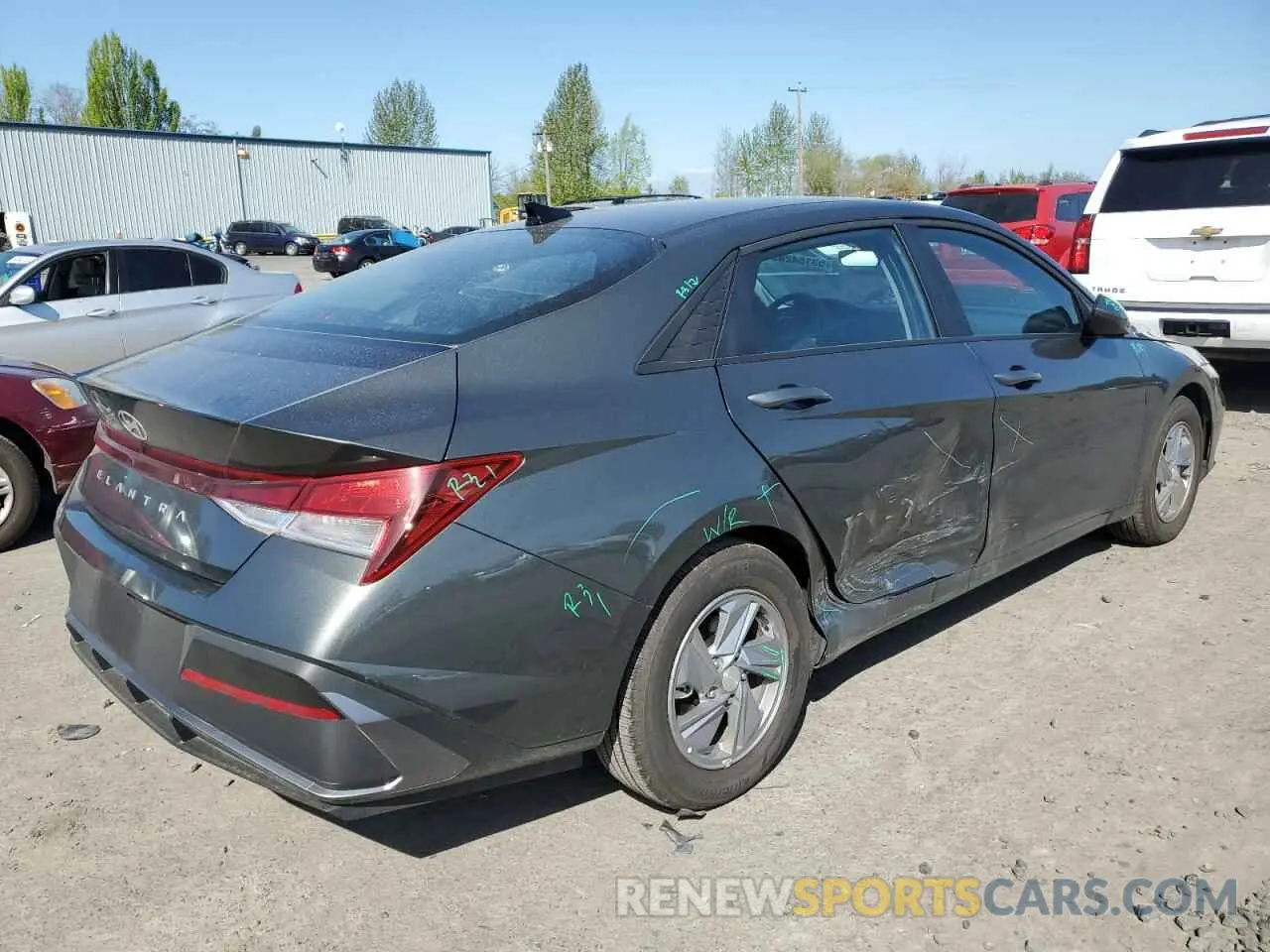3 Photograph of a damaged car KMHLL4DG8RU825689 HYUNDAI ELANTRA 2024