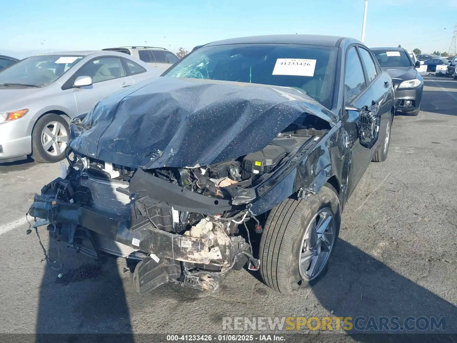 2 Photograph of a damaged car KMHLL4DG8RU842573 HYUNDAI ELANTRA 2024