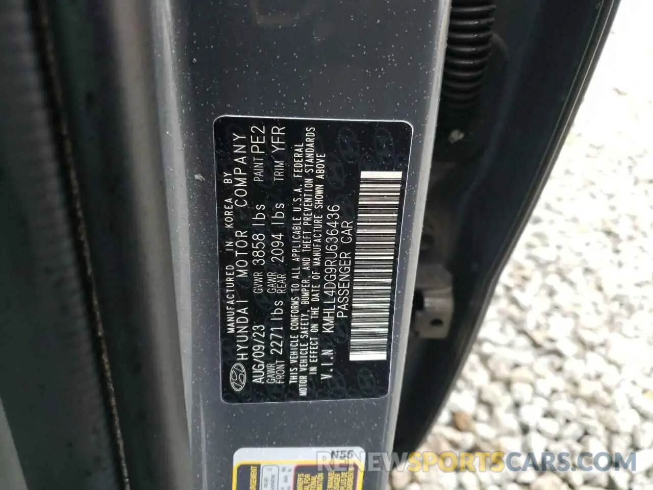 12 Photograph of a damaged car KMHLL4DG9RU636436 HYUNDAI ELANTRA 2024