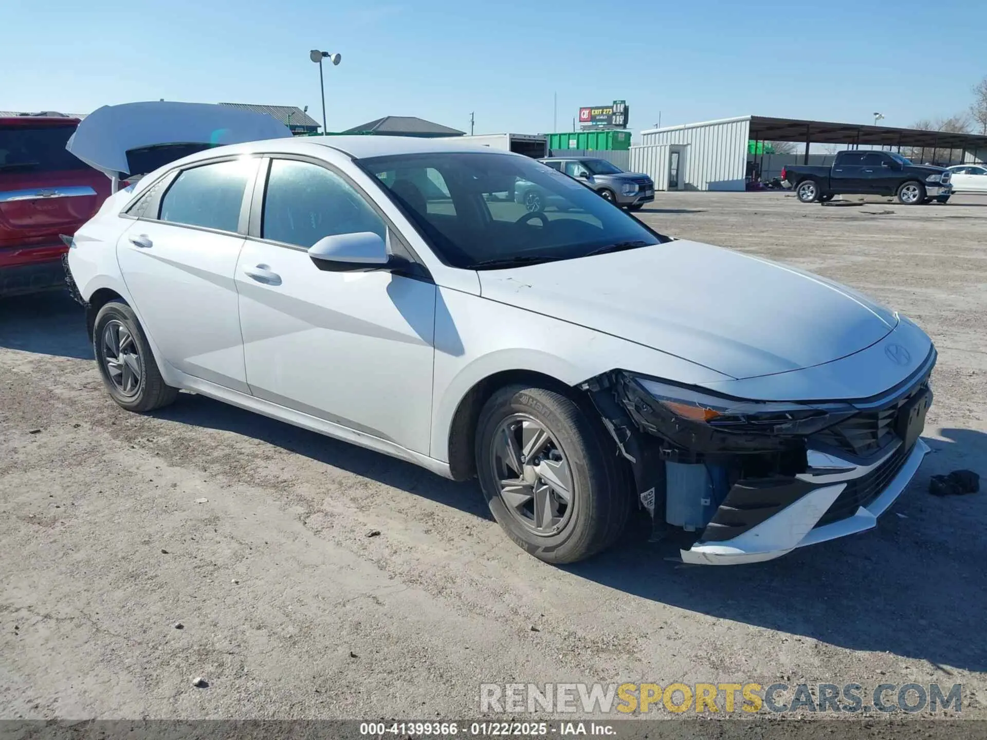 1 Photograph of a damaged car KMHLL4DG9RU828312 HYUNDAI ELANTRA 2024