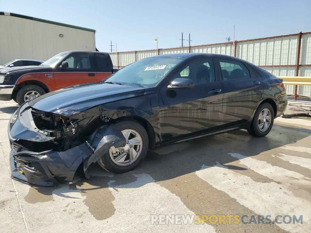 1 Photograph of a damaged car KMHLL4DGXRU743141 HYUNDAI ELANTRA 2024