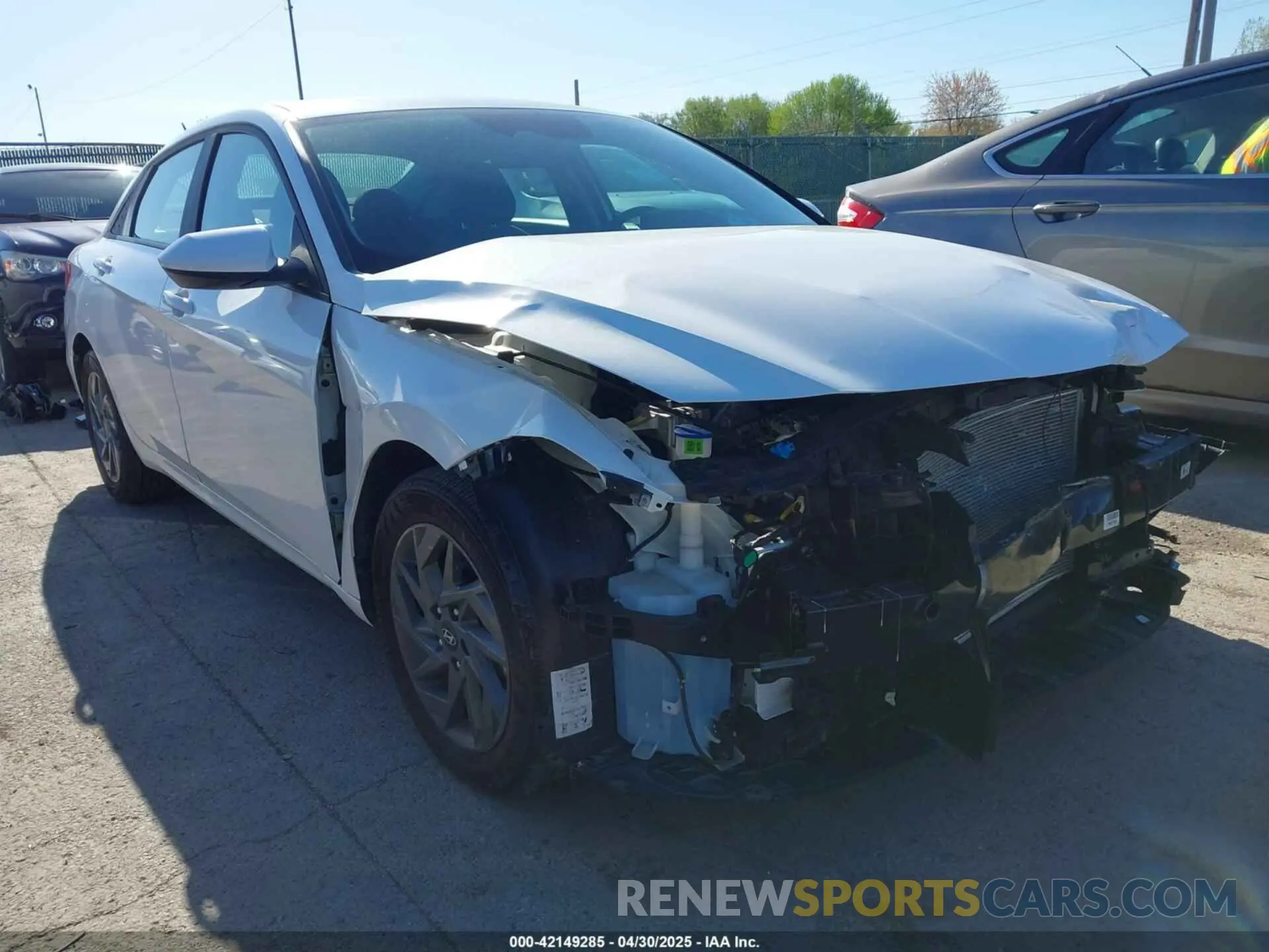 1 Photograph of a damaged car KMHLM4DG0RU643353 HYUNDAI ELANTRA 2024