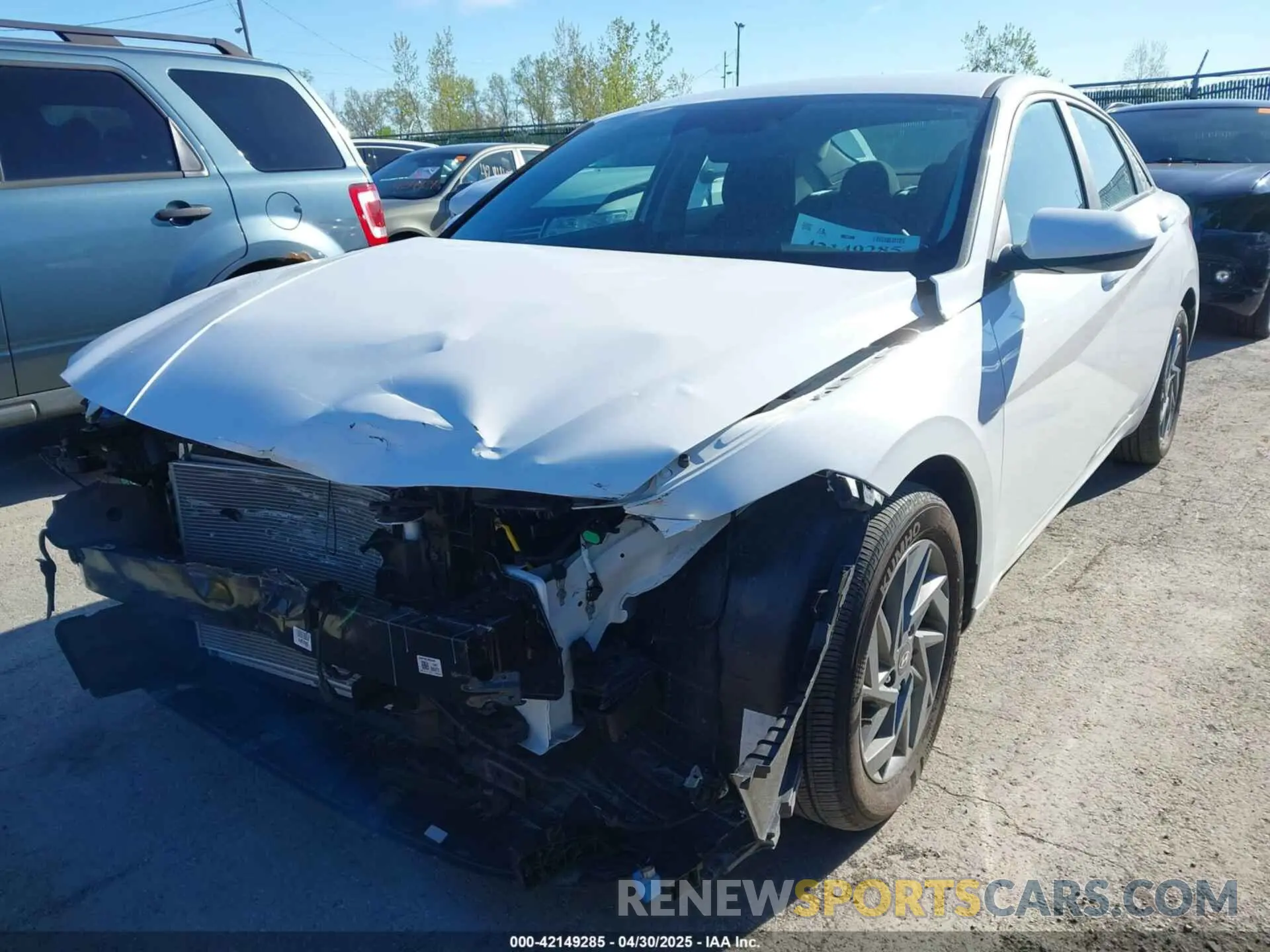 2 Photograph of a damaged car KMHLM4DG0RU643353 HYUNDAI ELANTRA 2024