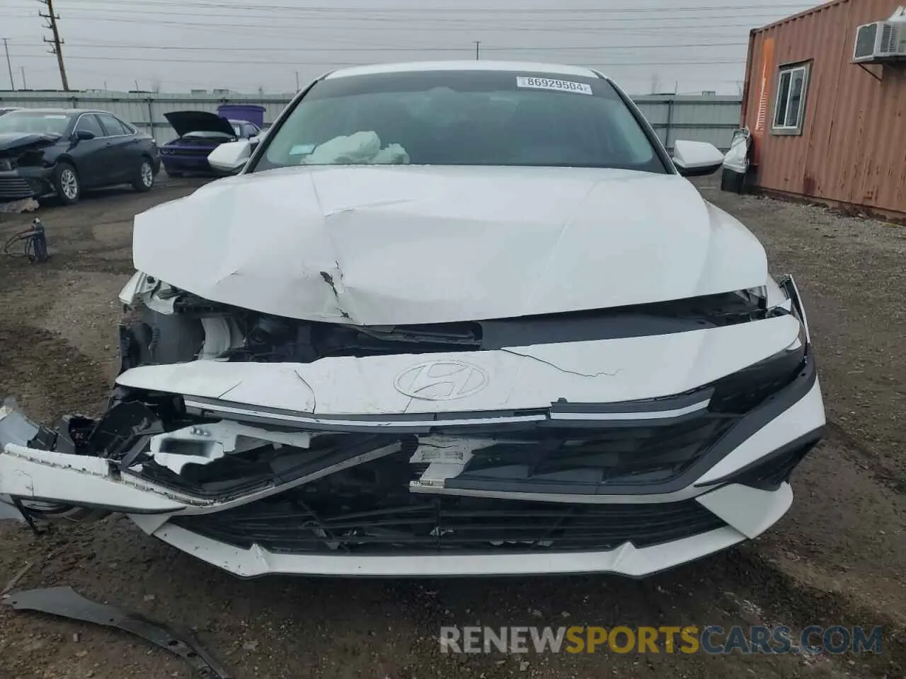 5 Photograph of a damaged car KMHLM4DG0RU643370 HYUNDAI ELANTRA 2024