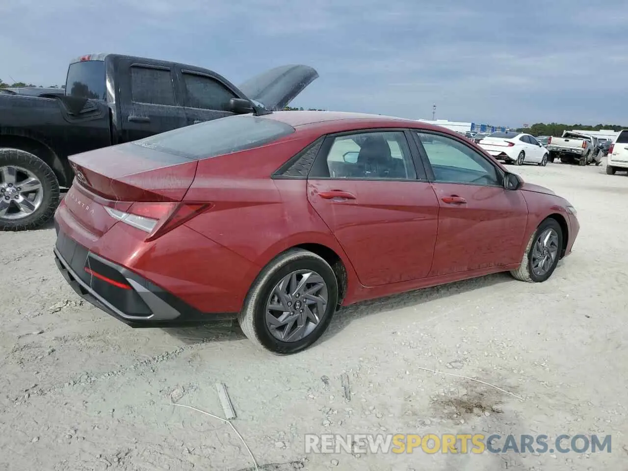 3 Photograph of a damaged car KMHLM4DG0RU683299 HYUNDAI ELANTRA 2024