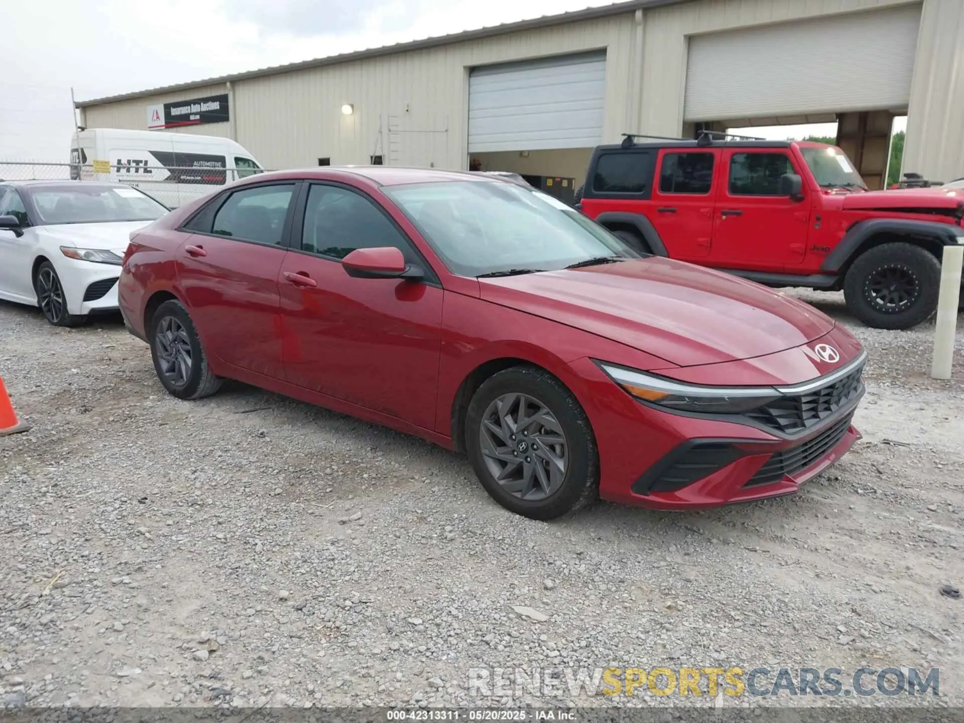 1 Photograph of a damaged car KMHLM4DG0RU686882 HYUNDAI ELANTRA 2024