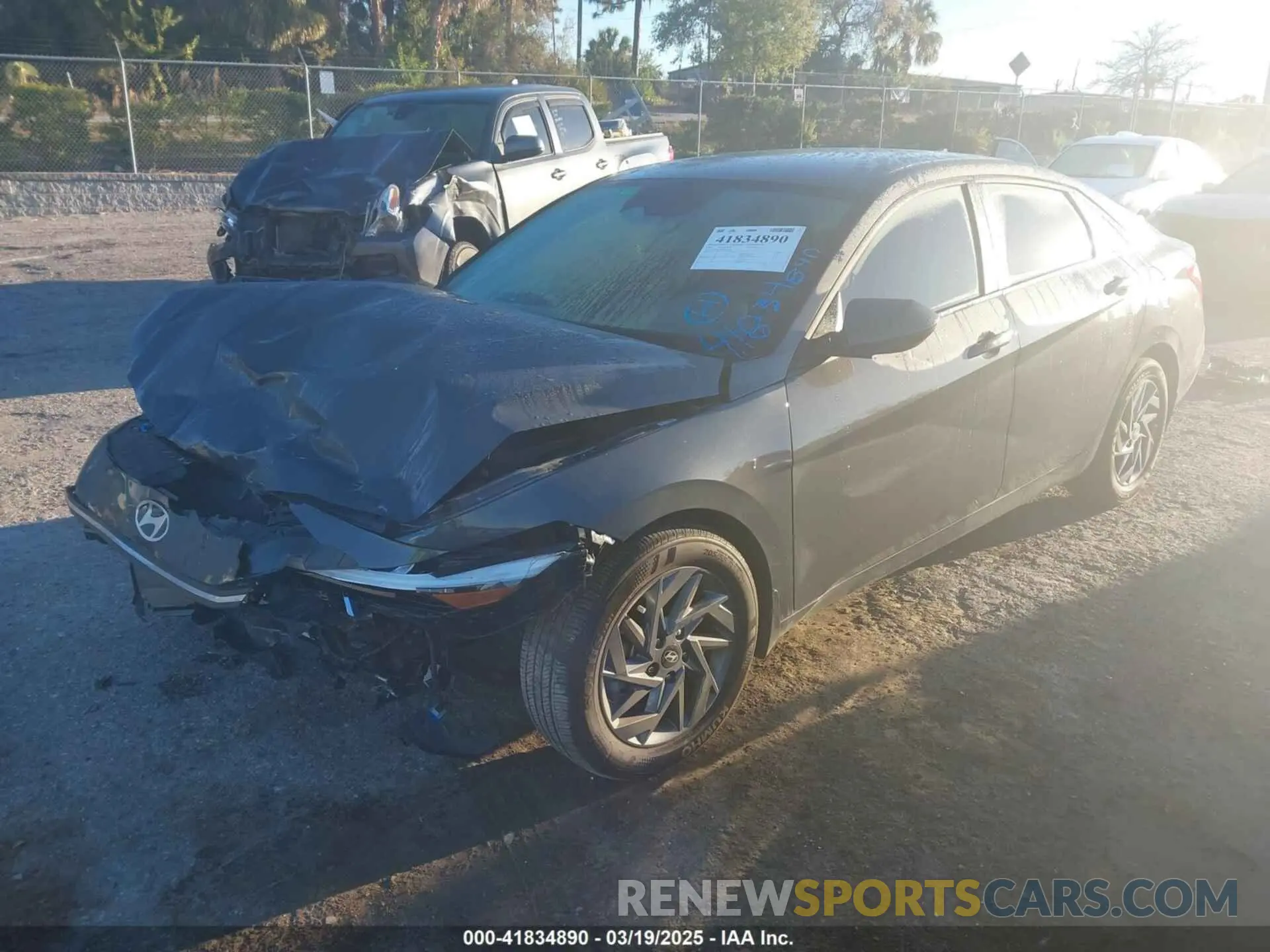 2 Photograph of a damaged car KMHLM4DG0RU708508 HYUNDAI ELANTRA 2024
