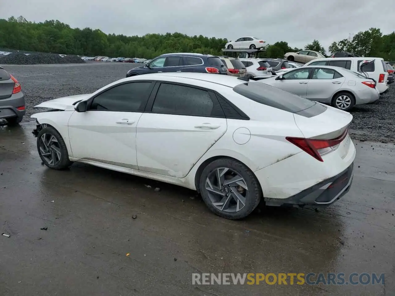 2 Photograph of a damaged car KMHLM4DG0RU719881 HYUNDAI ELANTRA 2024