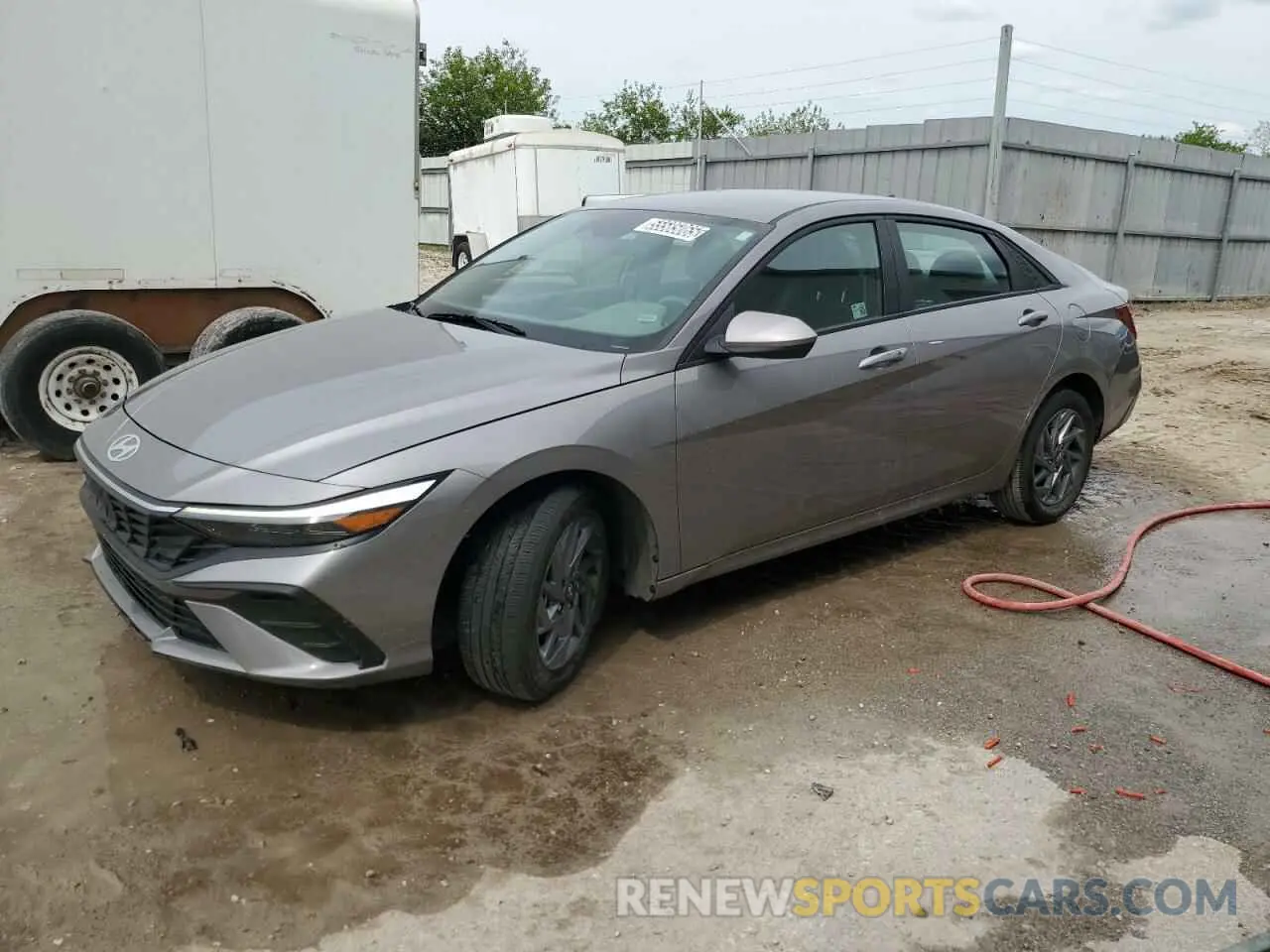 1 Photograph of a damaged car KMHLM4DG0RU743274 HYUNDAI ELANTRA 2024