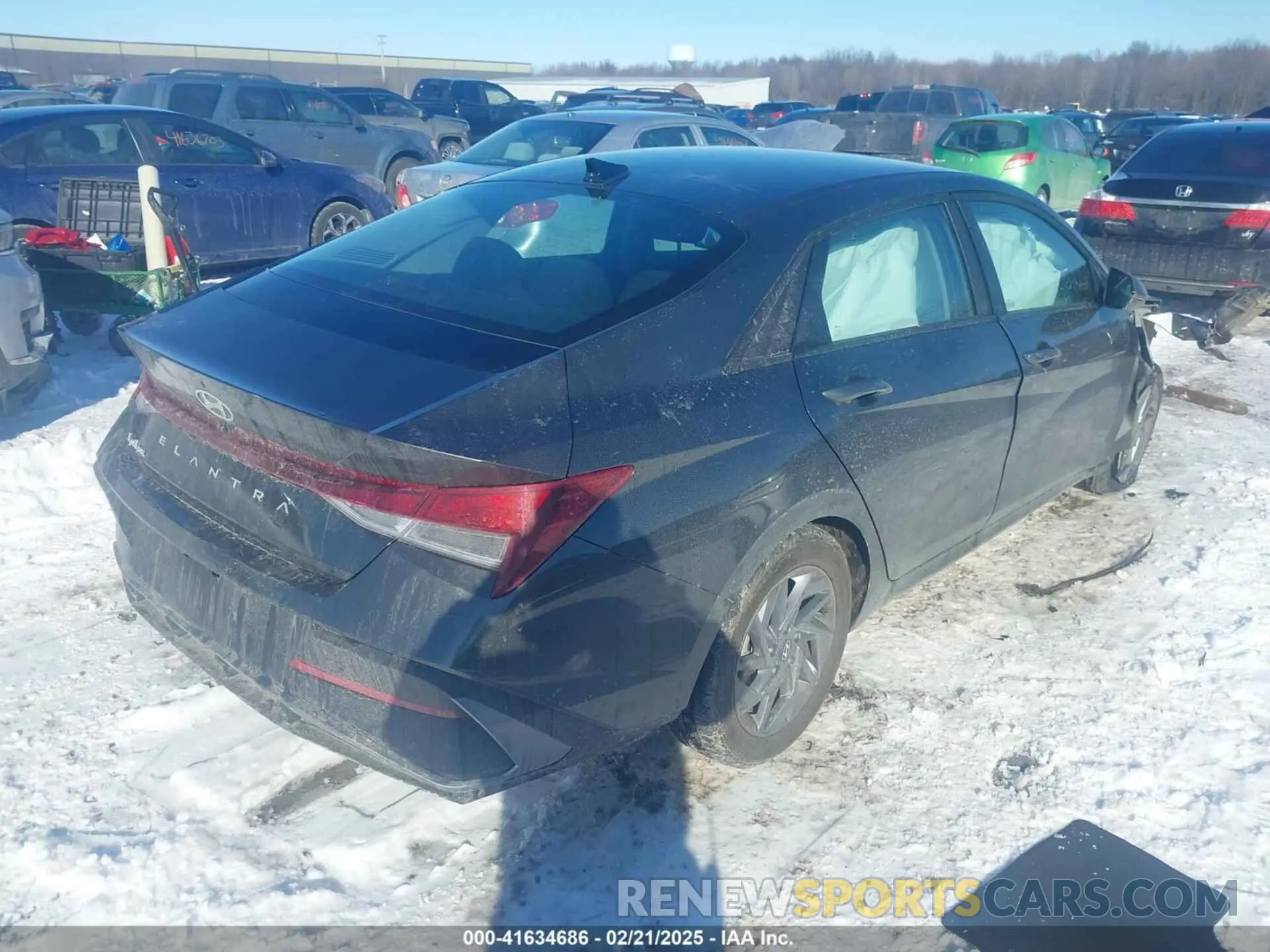 4 Photograph of a damaged car KMHLM4DG0RU745218 HYUNDAI ELANTRA 2024