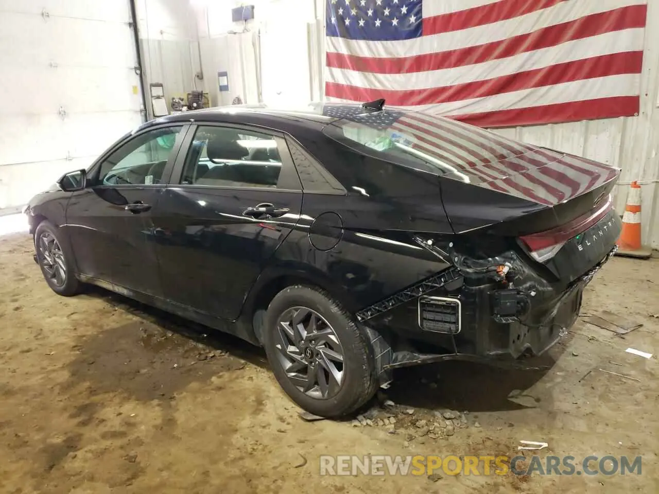 2 Photograph of a damaged car KMHLM4DG0RU752010 HYUNDAI ELANTRA 2024