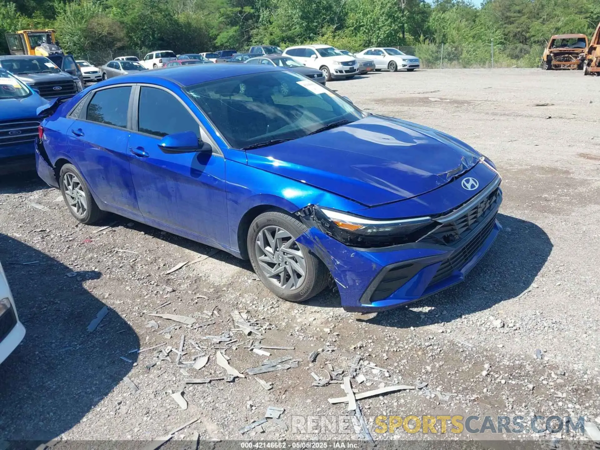 1 Photograph of a damaged car KMHLM4DG0RU767025 HYUNDAI ELANTRA 2024