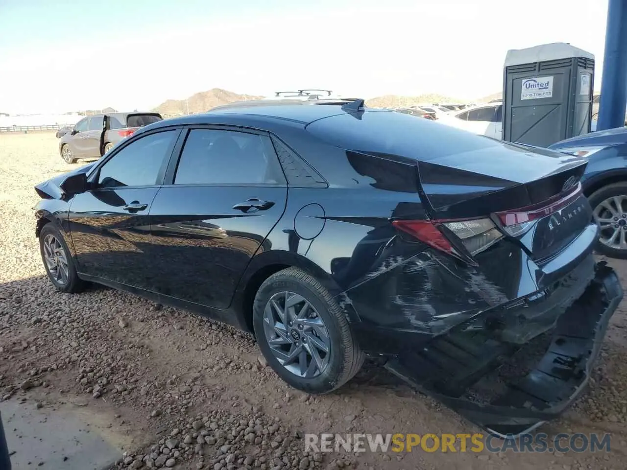 2 Photograph of a damaged car KMHLM4DG0RU776677 HYUNDAI ELANTRA 2024