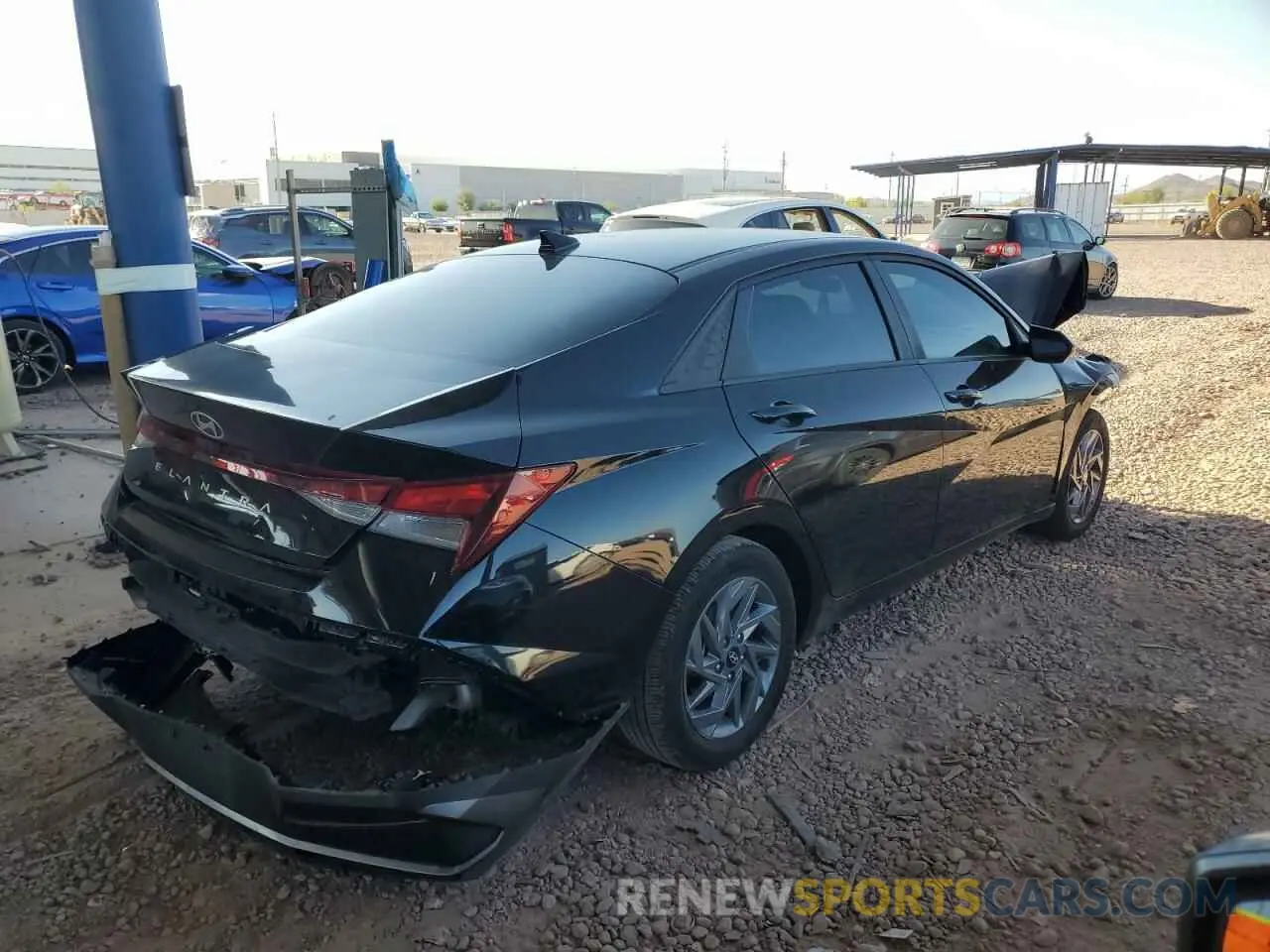 3 Photograph of a damaged car KMHLM4DG0RU776677 HYUNDAI ELANTRA 2024