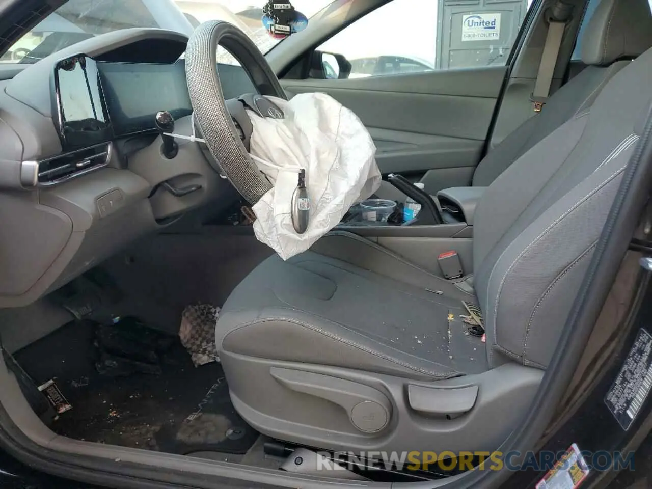 7 Photograph of a damaged car KMHLM4DG0RU776677 HYUNDAI ELANTRA 2024
