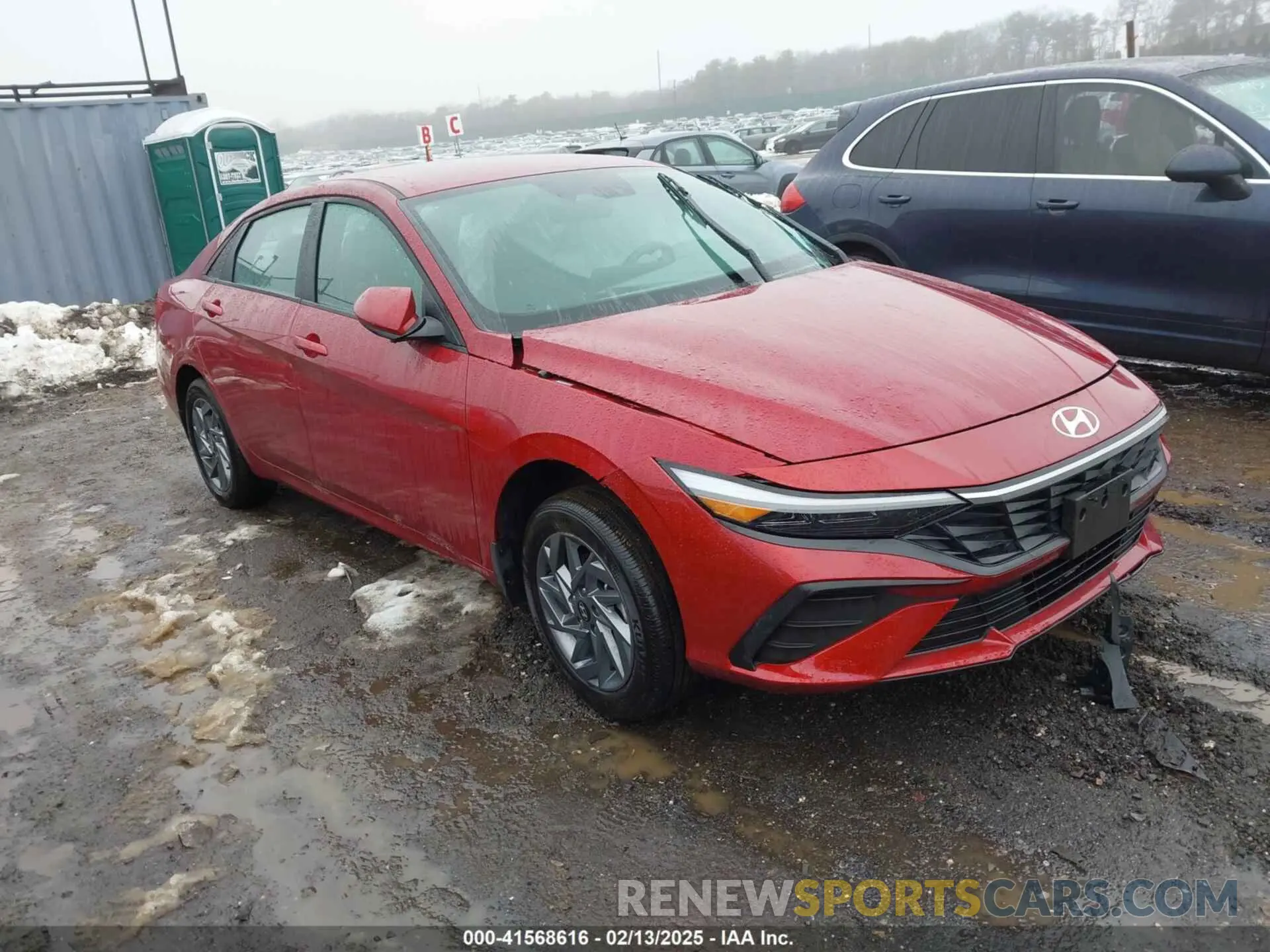 1 Photograph of a damaged car KMHLM4DG0RU780986 HYUNDAI ELANTRA 2024