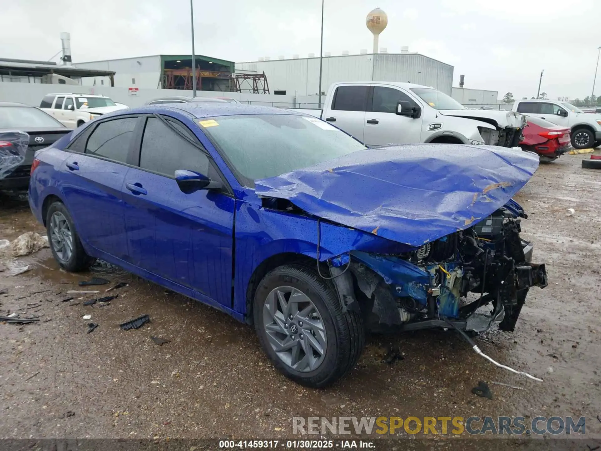 1 Photograph of a damaged car KMHLM4DG0RU808205 HYUNDAI ELANTRA 2024