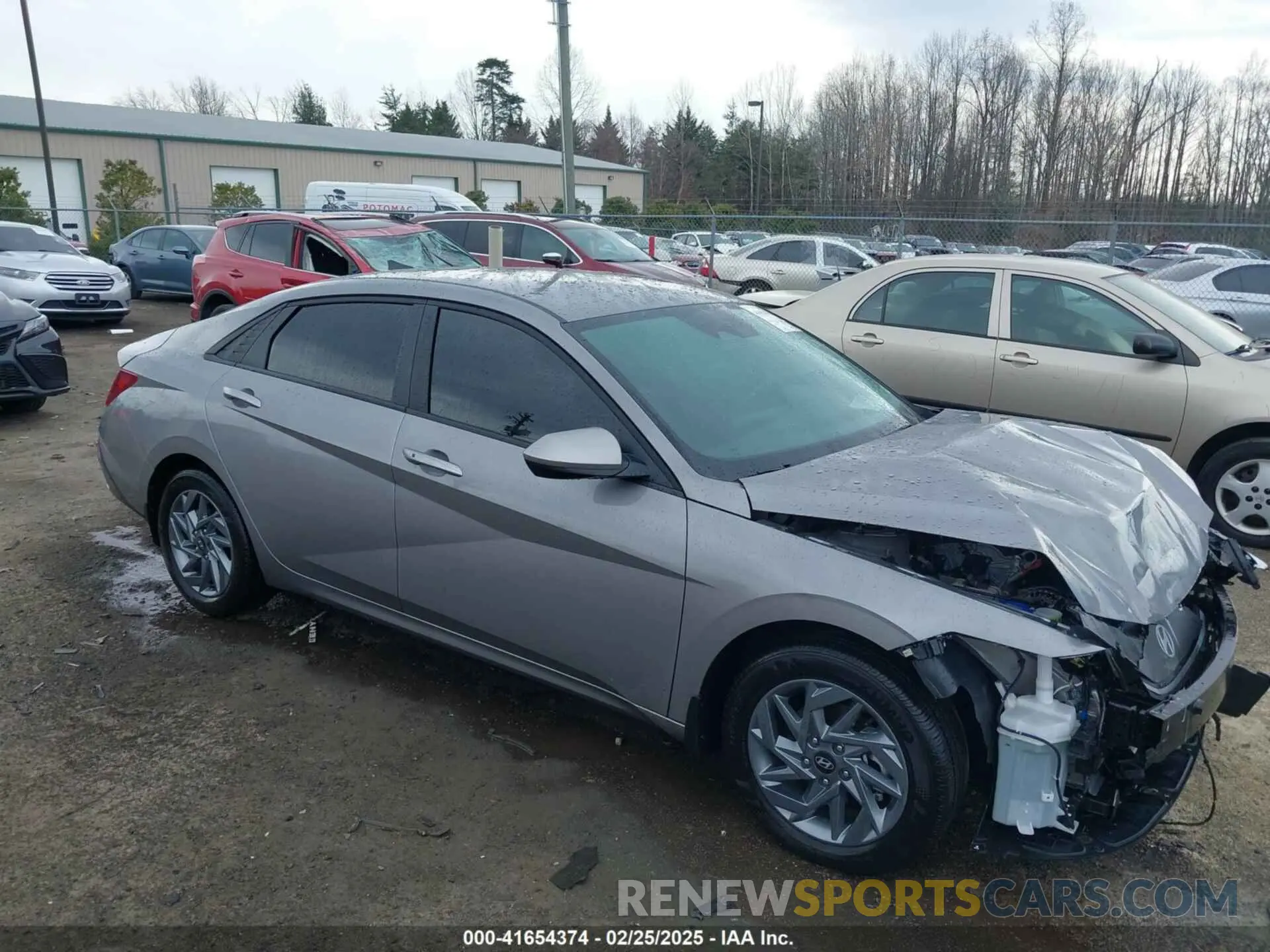 1 Photograph of a damaged car KMHLM4DG0RU817079 HYUNDAI ELANTRA 2024
