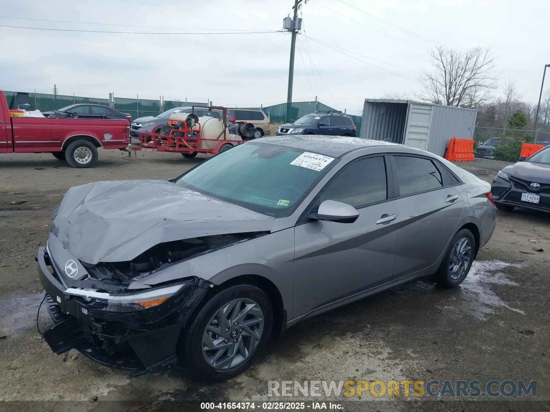 2 Photograph of a damaged car KMHLM4DG0RU817079 HYUNDAI ELANTRA 2024
