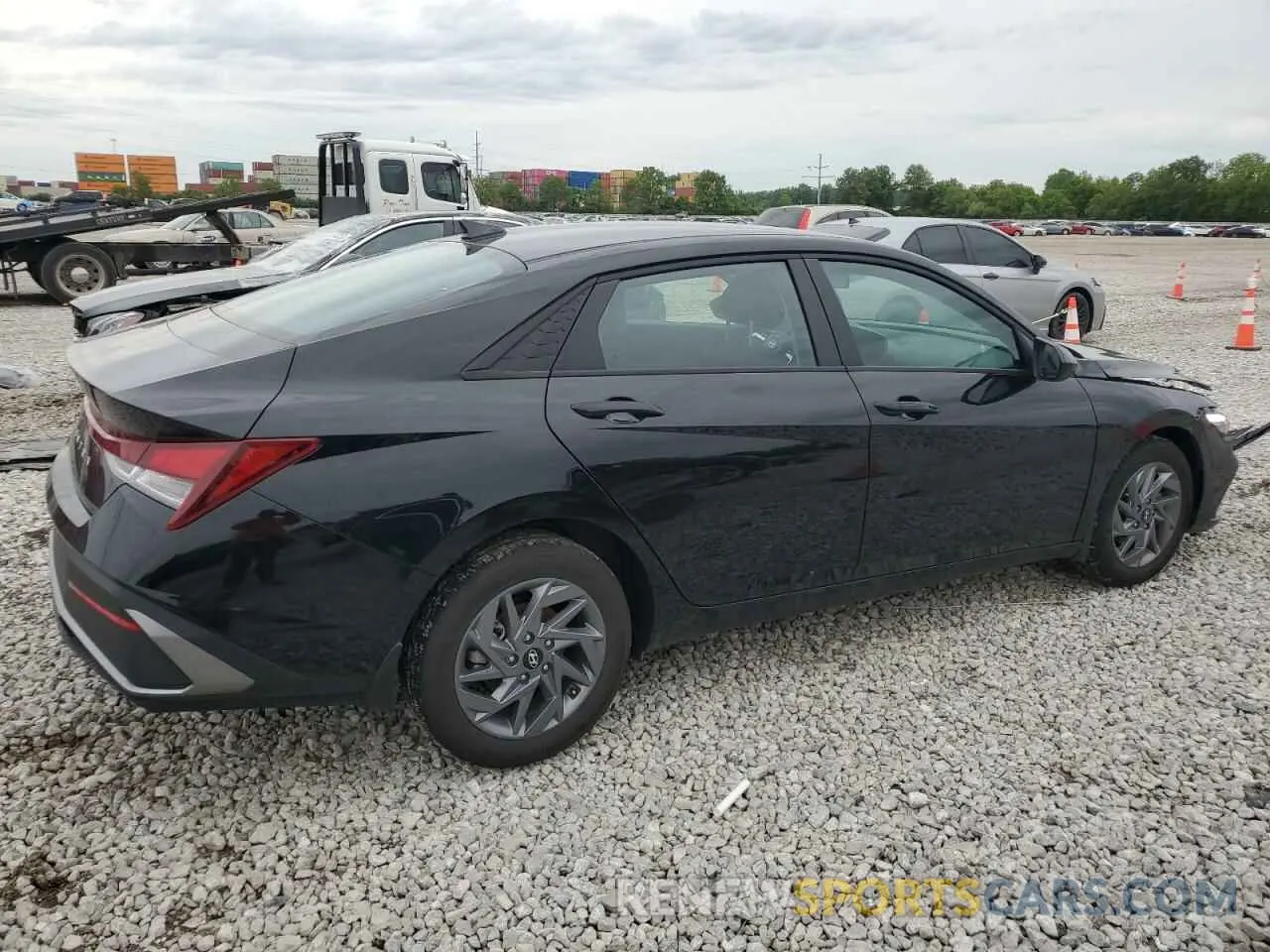 3 Photograph of a damaged car KMHLM4DG0RU817597 HYUNDAI ELANTRA 2024