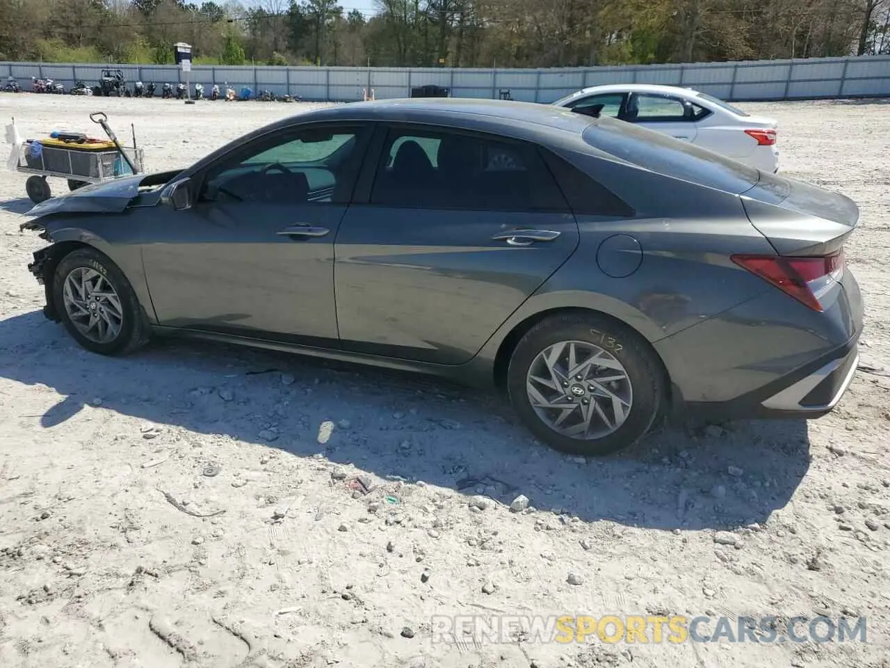 2 Photograph of a damaged car KMHLM4DG0RU828955 HYUNDAI ELANTRA 2024
