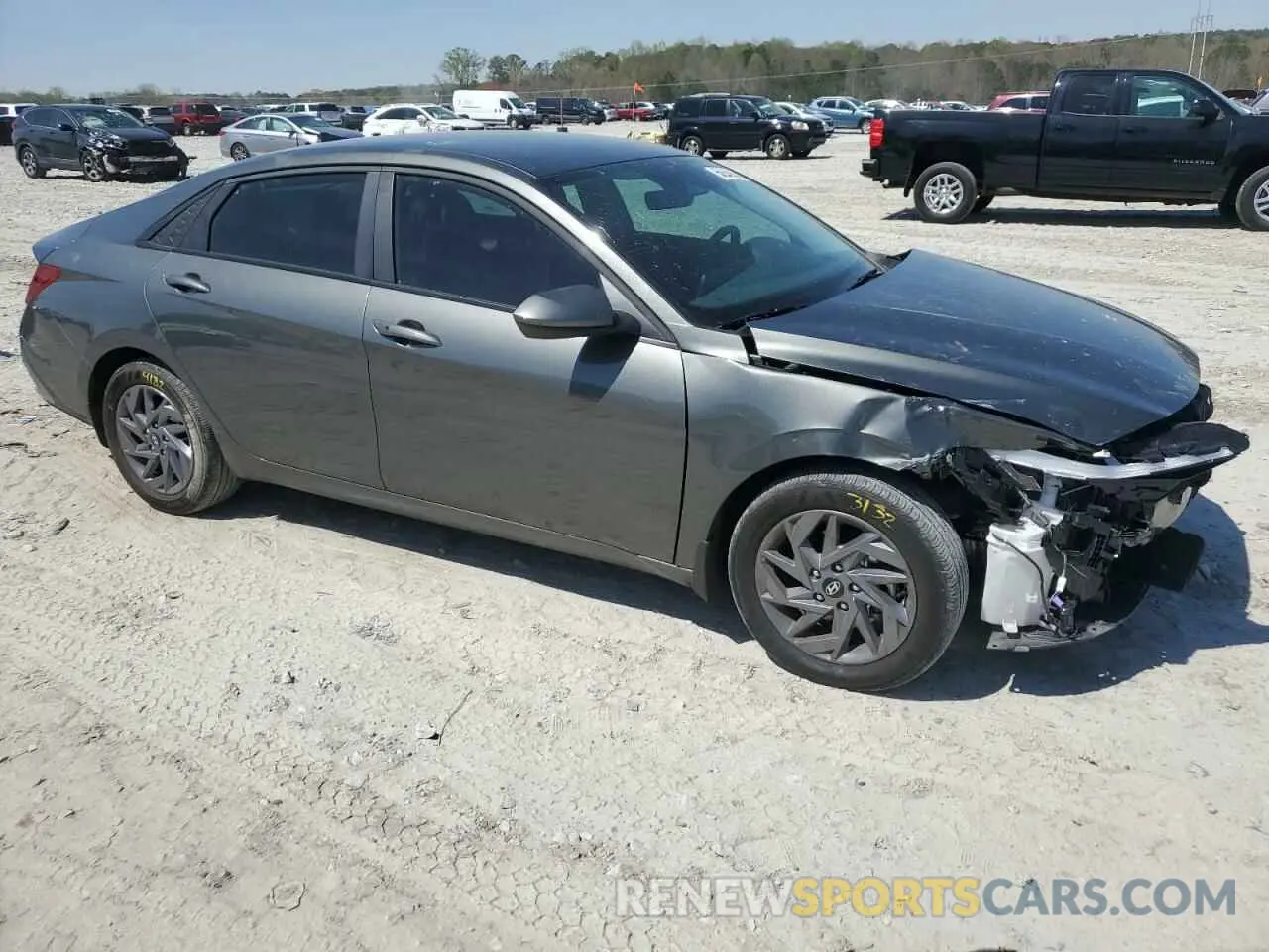 4 Photograph of a damaged car KMHLM4DG0RU828955 HYUNDAI ELANTRA 2024