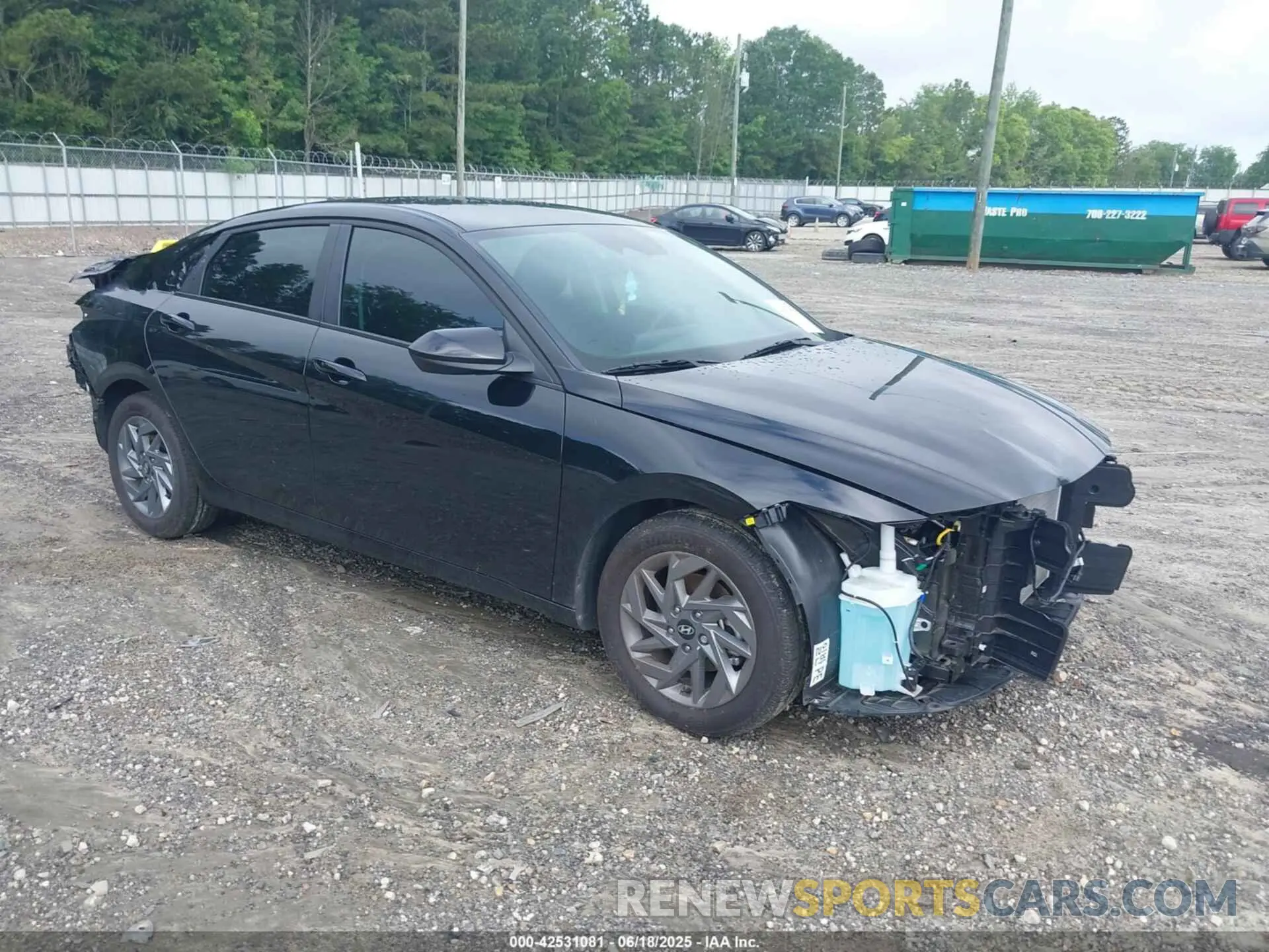 1 Photograph of a damaged car KMHLM4DG0RU833010 HYUNDAI ELANTRA 2024