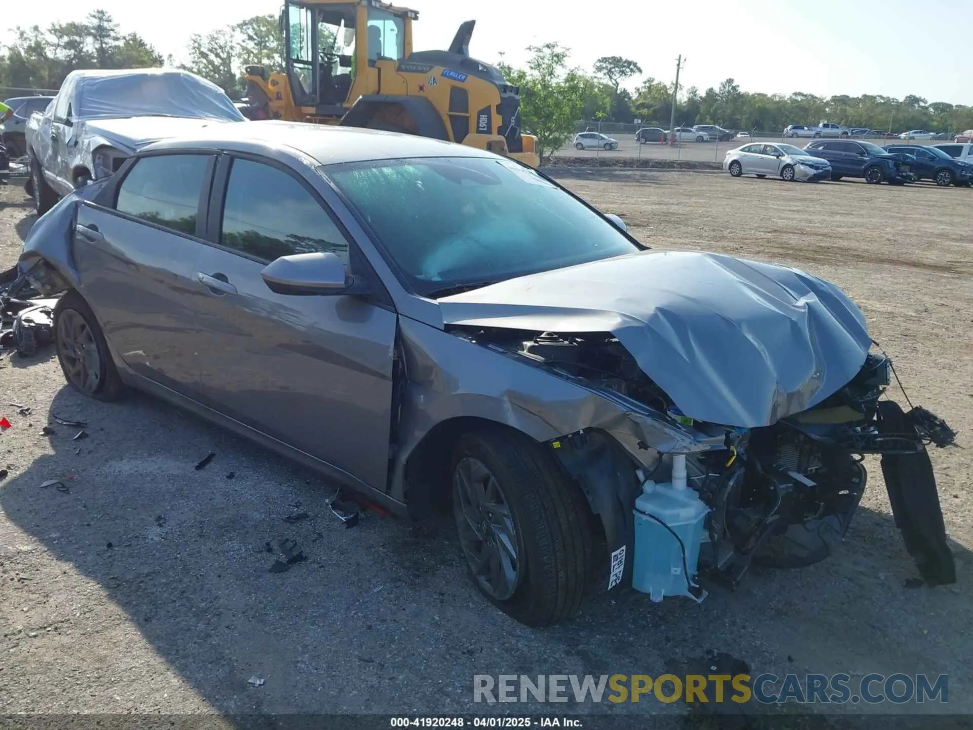 1 Photograph of a damaged car KMHLM4DG0RU835422 HYUNDAI ELANTRA 2024