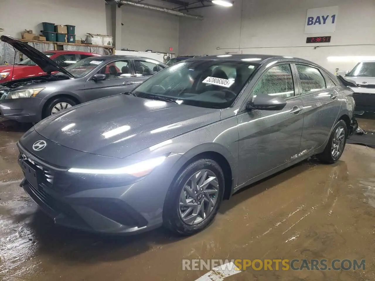 1 Photograph of a damaged car KMHLM4DG0RU835551 HYUNDAI ELANTRA 2024