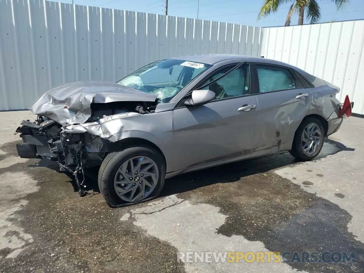 1 Photograph of a damaged car KMHLM4DG1RU651011 HYUNDAI ELANTRA 2024