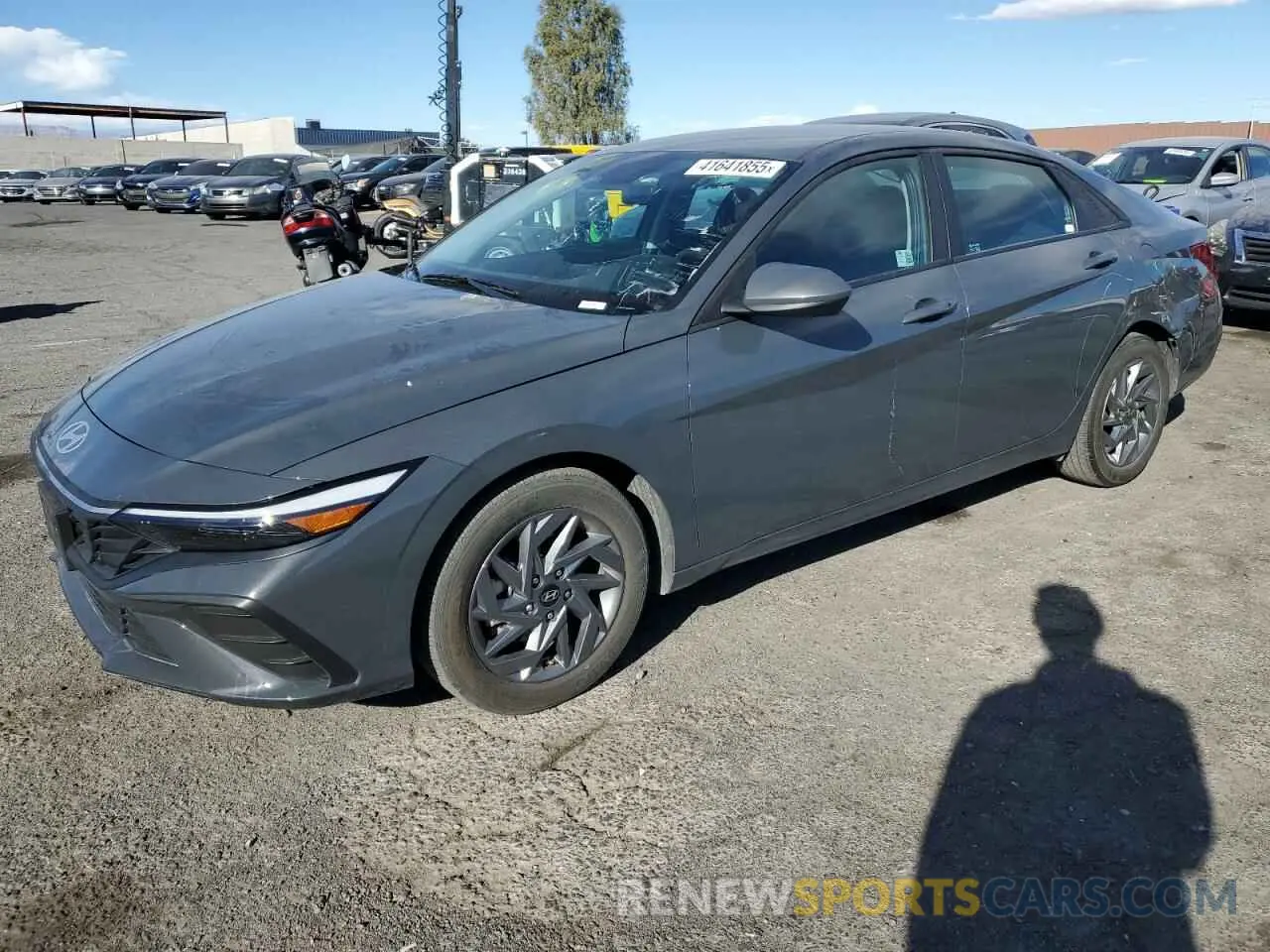 1 Photograph of a damaged car KMHLM4DG1RU654152 HYUNDAI ELANTRA 2024