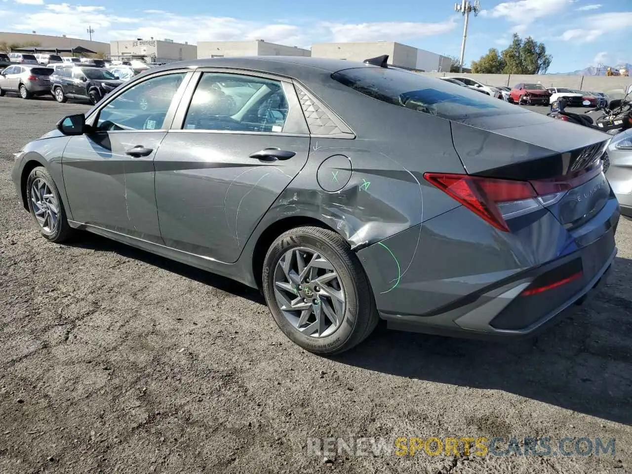 2 Photograph of a damaged car KMHLM4DG1RU654152 HYUNDAI ELANTRA 2024