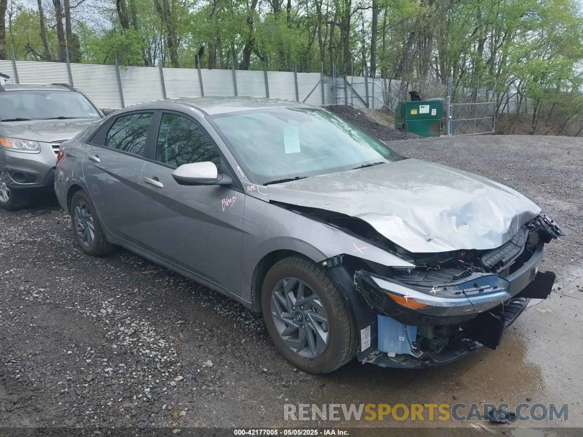 1 Photograph of a damaged car KMHLM4DG1RU658587 HYUNDAI ELANTRA 2024