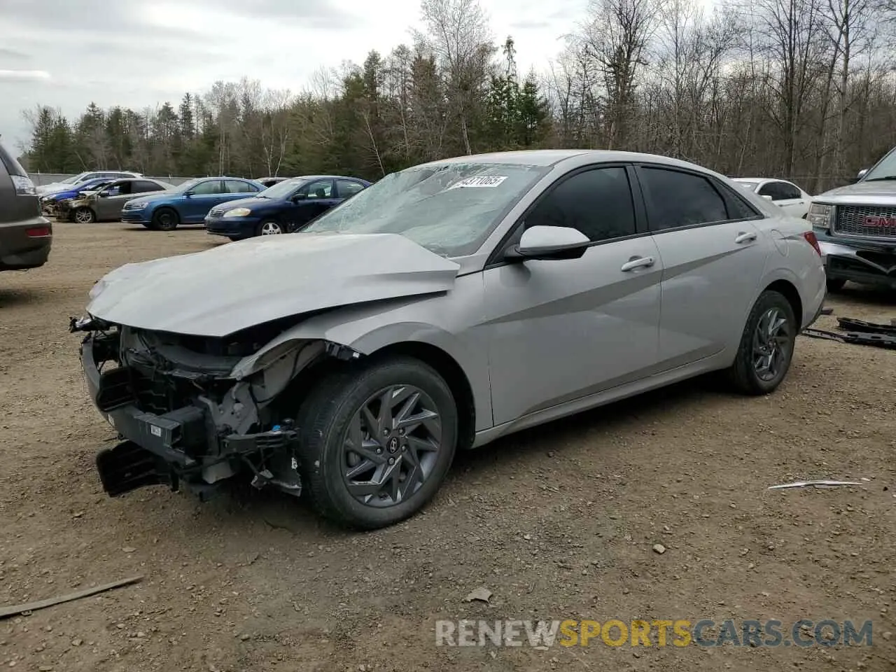 1 Photograph of a damaged car KMHLM4DG1RU671243 HYUNDAI ELANTRA 2024