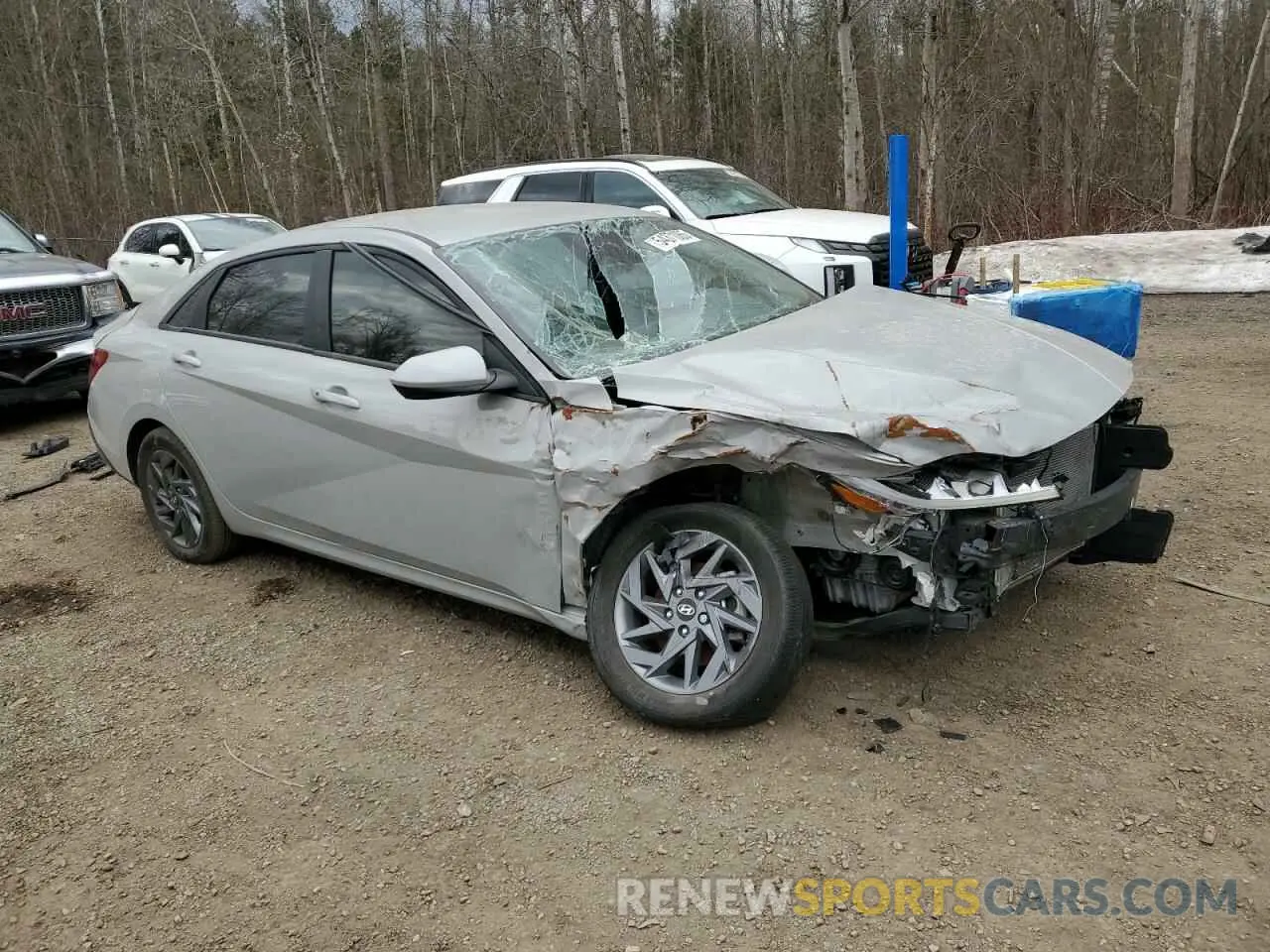 4 Photograph of a damaged car KMHLM4DG1RU671243 HYUNDAI ELANTRA 2024
