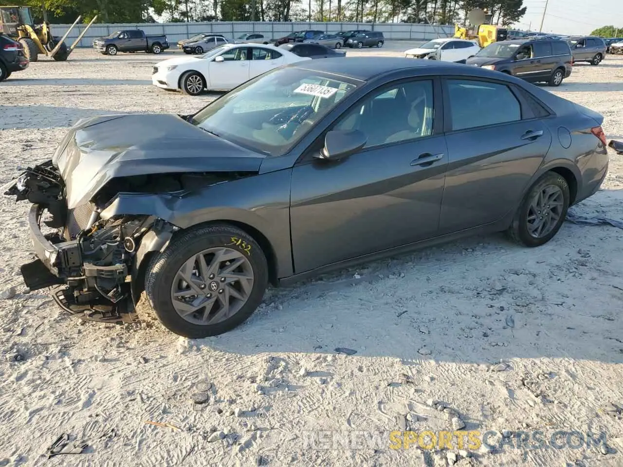 1 Photograph of a damaged car KMHLM4DG1RU686180 HYUNDAI ELANTRA 2024