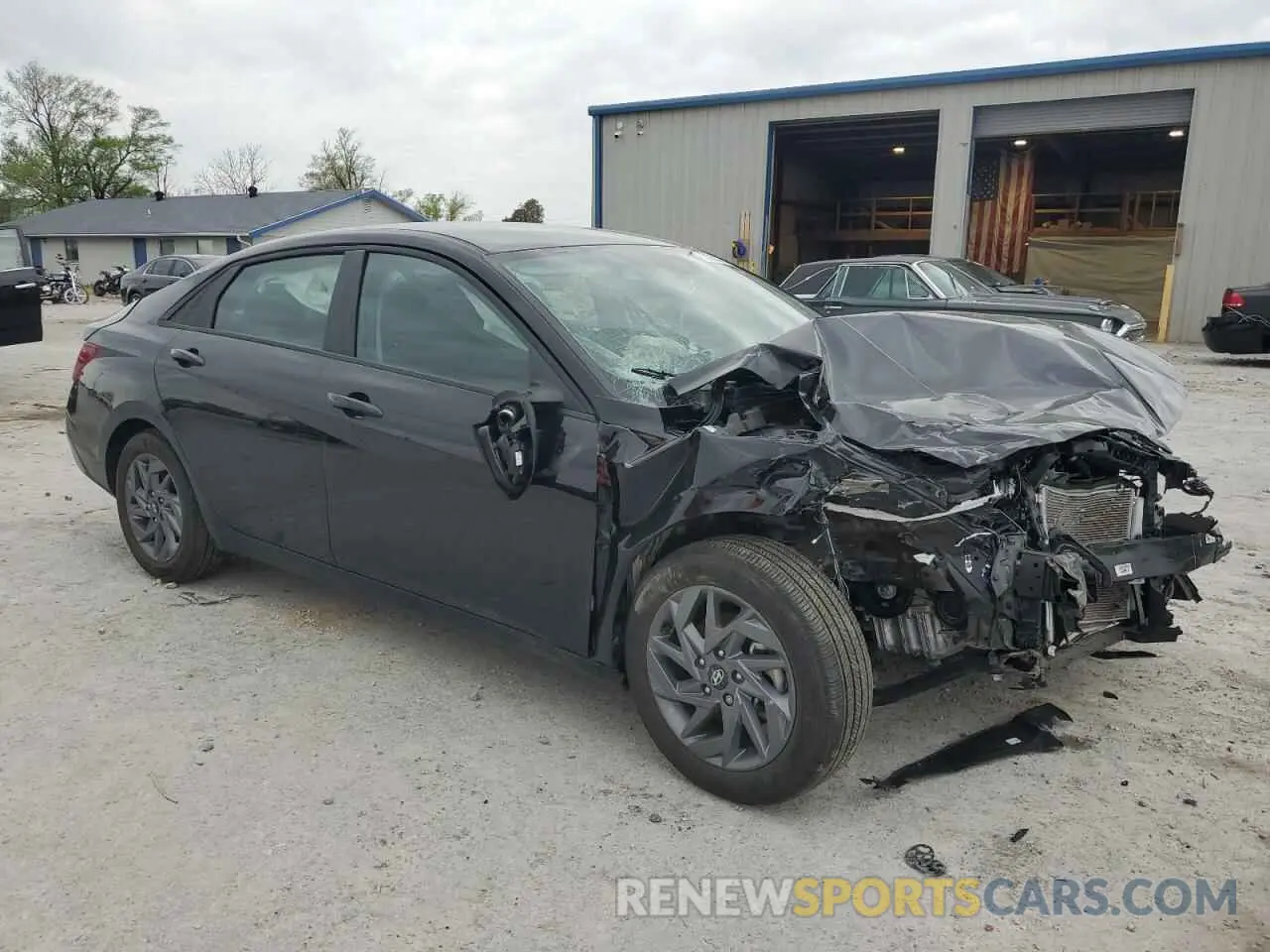 4 Photograph of a damaged car KMHLM4DG1RU691170 HYUNDAI ELANTRA 2024