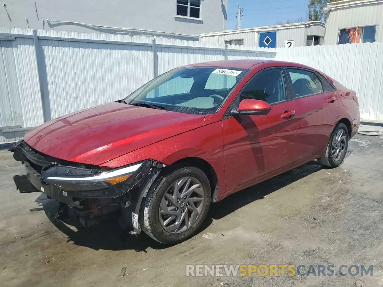 1 Photograph of a damaged car KMHLM4DG1RU691461 HYUNDAI ELANTRA 2024