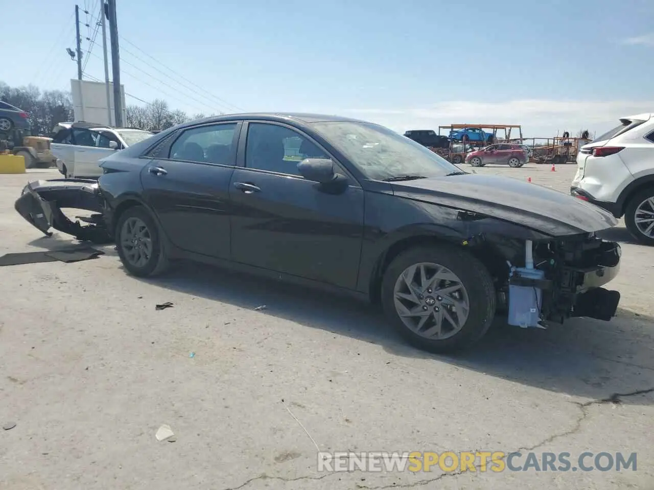 4 Photograph of a damaged car KMHLM4DG1RU829032 HYUNDAI ELANTRA 2024