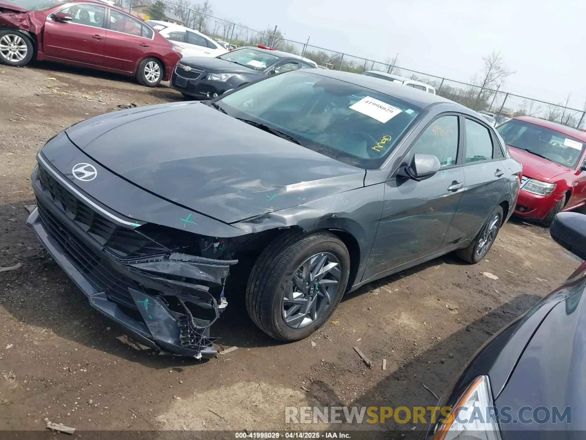 2 Photograph of a damaged car KMHLM4DG1RU836627 HYUNDAI ELANTRA 2024