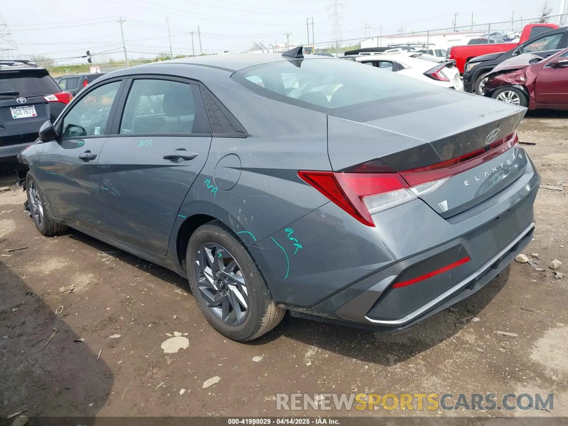 3 Photograph of a damaged car KMHLM4DG1RU836627 HYUNDAI ELANTRA 2024