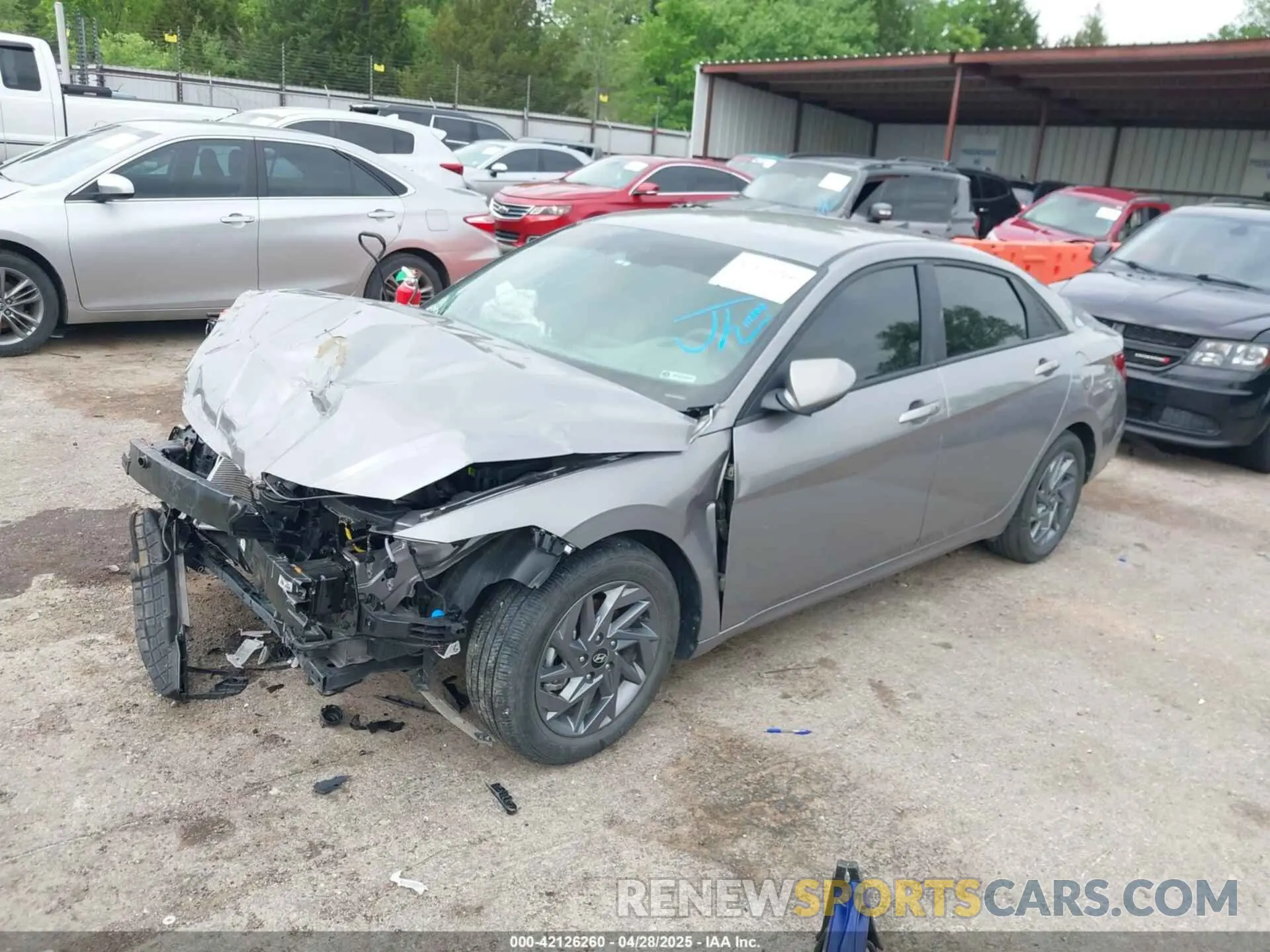 2 Photograph of a damaged car KMHLM4DG2RU642396 HYUNDAI ELANTRA 2024