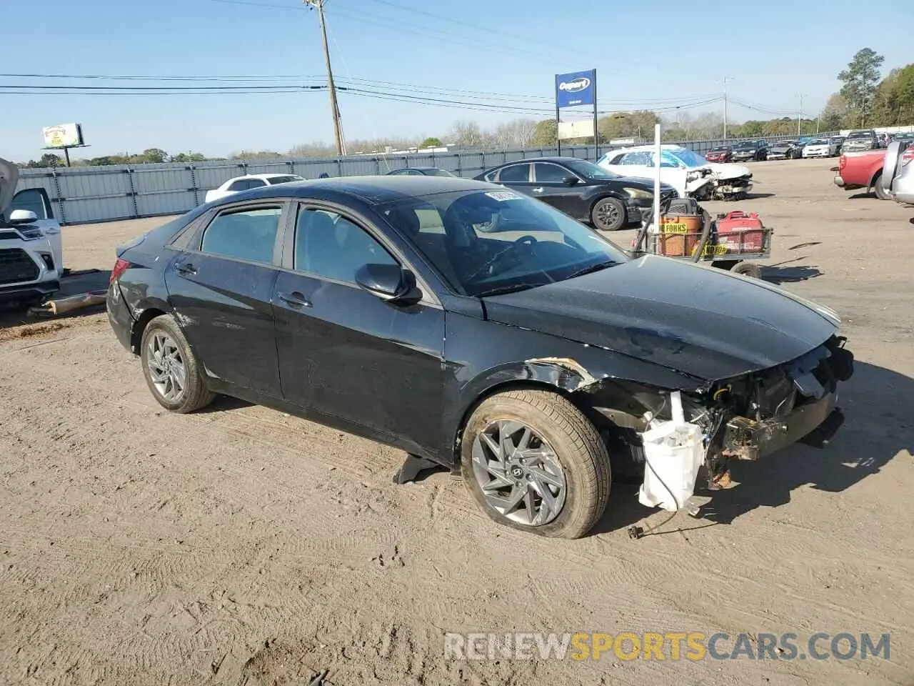 4 Photograph of a damaged car KMHLM4DG2RU658386 HYUNDAI ELANTRA 2024