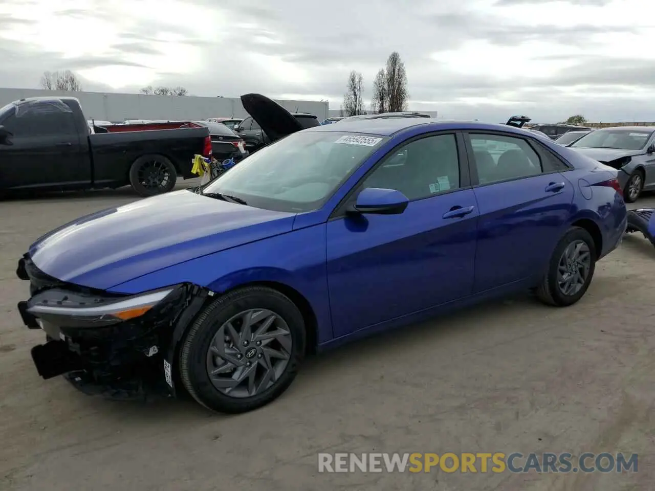 1 Photograph of a damaged car KMHLM4DG2RU668660 HYUNDAI ELANTRA 2024