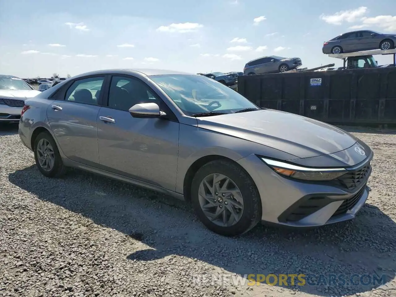 4 Photograph of a damaged car KMHLM4DG2RU675916 HYUNDAI ELANTRA 2024
