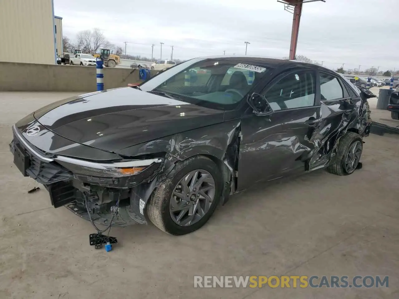 1 Photograph of a damaged car KMHLM4DG2RU681747 HYUNDAI ELANTRA 2024