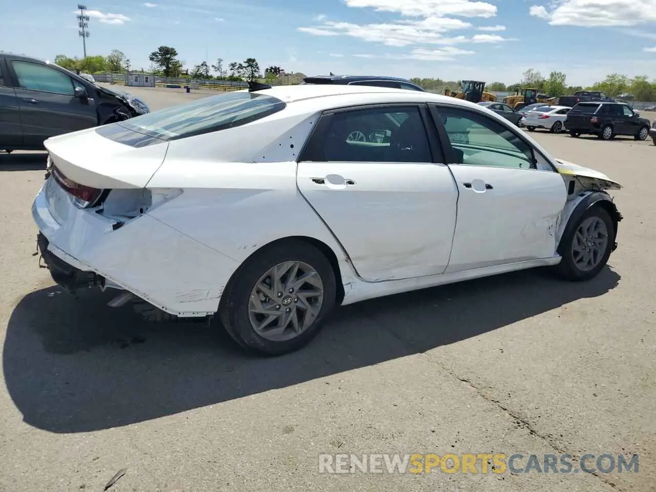 3 Photograph of a damaged car KMHLM4DG2RU696202 HYUNDAI ELANTRA 2024