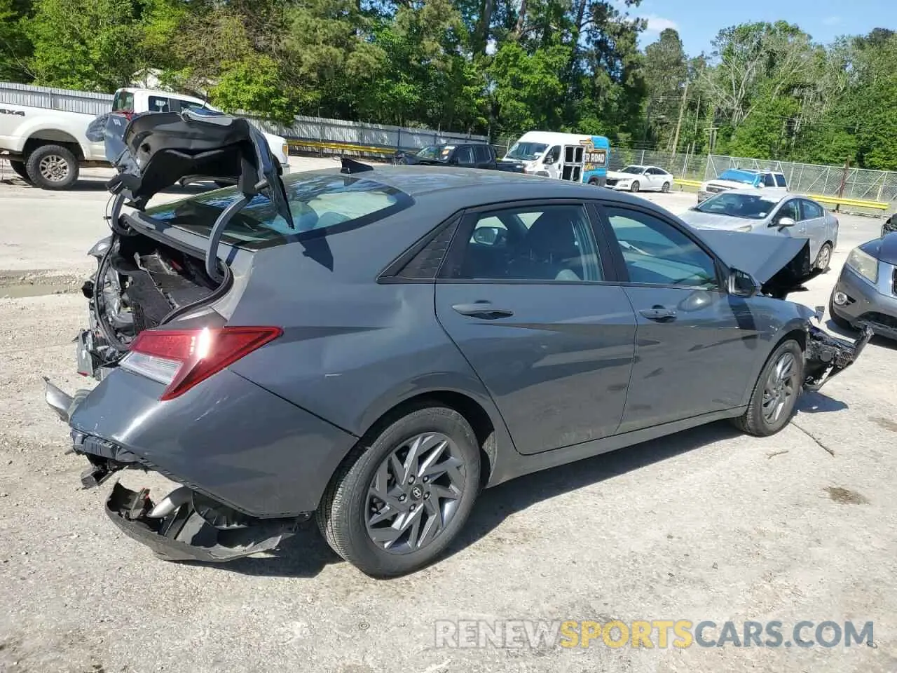 3 Photograph of a damaged car KMHLM4DG2RU722507 HYUNDAI ELANTRA 2024