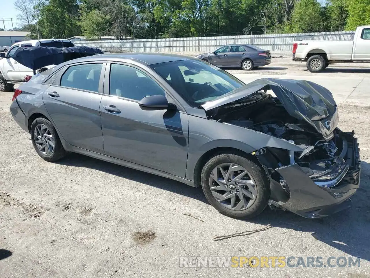 4 Photograph of a damaged car KMHLM4DG2RU722507 HYUNDAI ELANTRA 2024