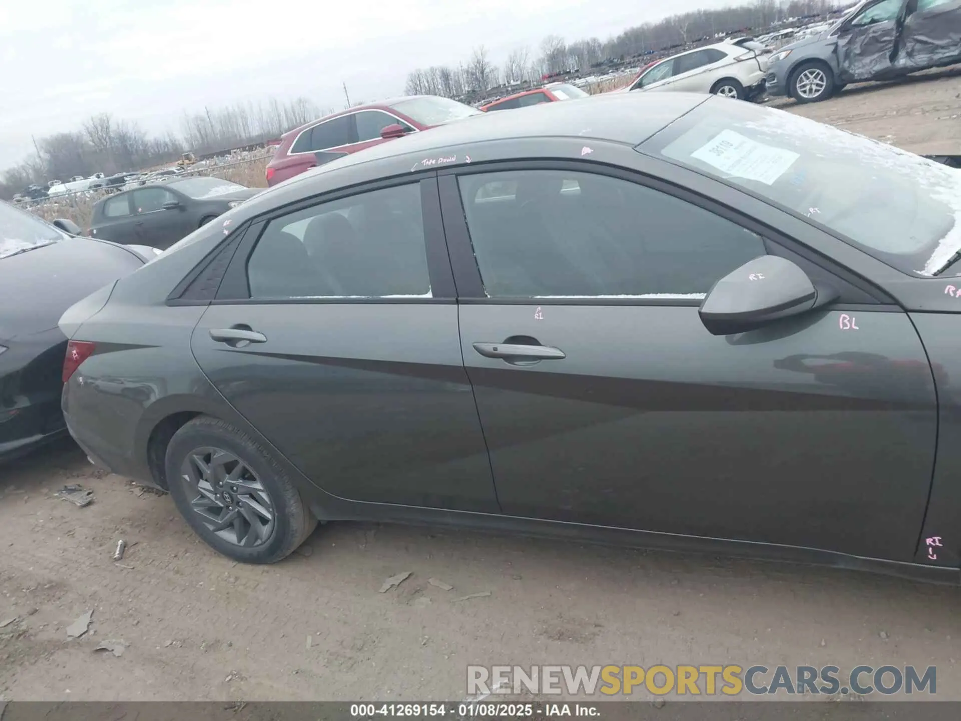 13 Photograph of a damaged car KMHLM4DG2RU745317 HYUNDAI ELANTRA 2024